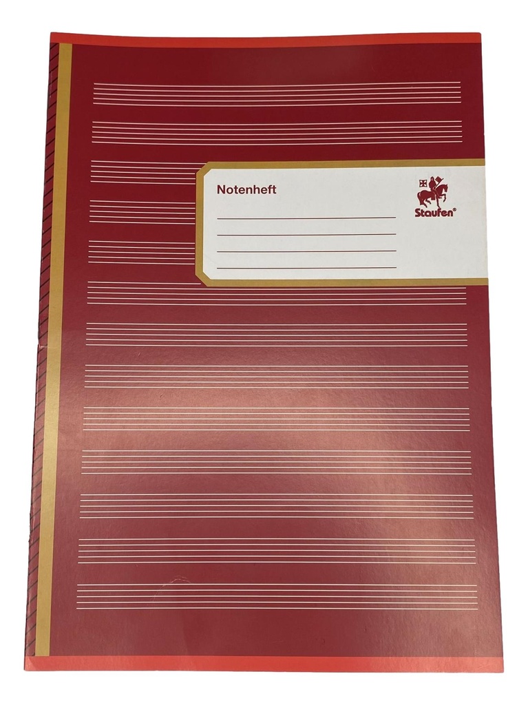 Staufen Notenhefte Lineatur 14 DINA 4 Hefte Notenblätter Notenbuch Kinder Neu