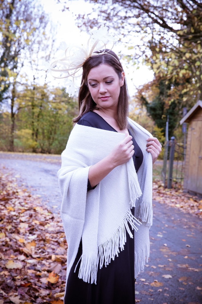 Umhängponcho Poncho Strickponcho Franzenponcho Hawkins Collection