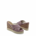 U.S. Polo Luxus Damen Schuhe Keilpumps Violett Shoes Sommerschuhe Gr.39