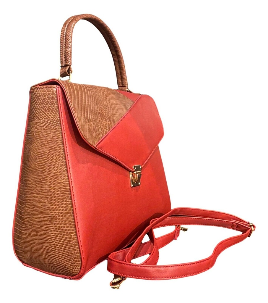 Trend Handtasche Shopper Umhängetasche Schultertasche Rot Damentasche Tasche Neu