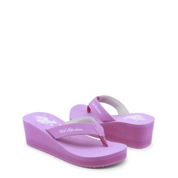 U.S. Polo Luxus Schuhe Damen Zehentrenner Rosa