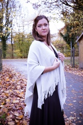 Umhängponcho Poncho Strickponcho Franzenponcho Hawkins Collection